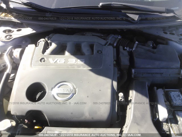 1N4BL2AP5CC214868 - 2012 NISSAN ALTIMA SR SILVER photo 10