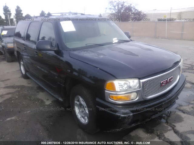 1GKFK66UX6J155499 - 2006 GMC YUKON XL DENALI BLACK photo 1