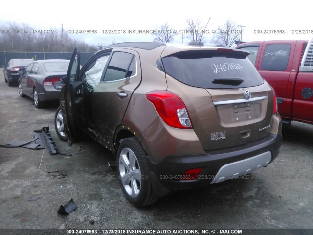 KL4CJASB3GB595935 - 2016 BUICK ENCORE GOLD photo 3