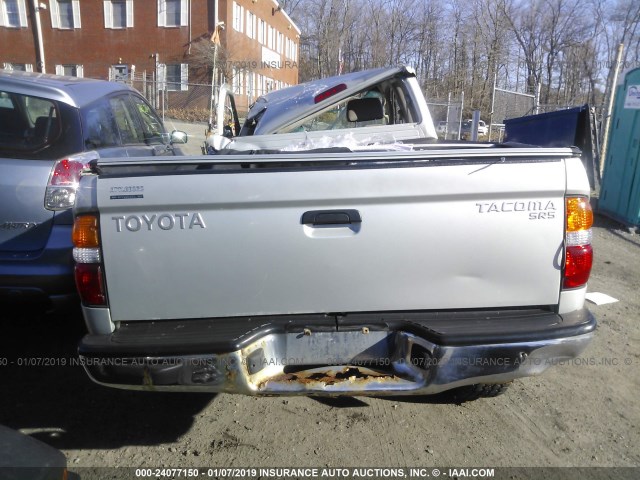 5TEWM72N43Z217748 - 2003 TOYOTA TACOMA XTRACAB SILVER photo 8