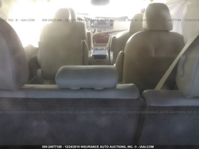 5TDYK3DC1BS111028 - 2011 TOYOTA SIENNA XLE/LIMITED TAN photo 8