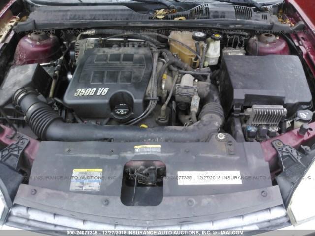 1G1ZT52825F237794 - 2005 CHEVROLET MALIBU LS 红色 照片 10