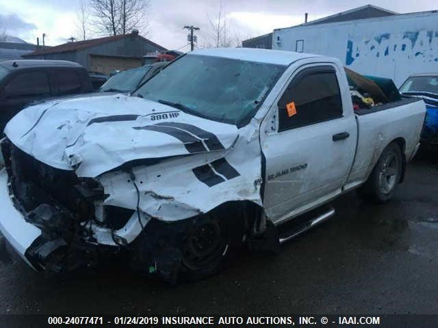 3C6JD7AT8CG278503 - 2012 DODGE RAM 1500 ST WHITE photo 2