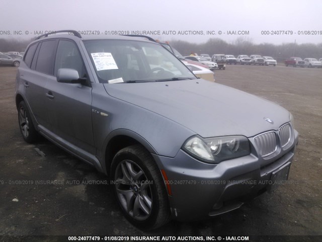 WBXPC93477WF09749 - 2007 BMW X3 3.0SI SILVER photo 1