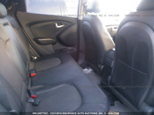 KM8JUCAC6CU424066 - 2012 HYUNDAI TUCSON GLS/LIMITED ვერცხლისფერი ფოტო 8