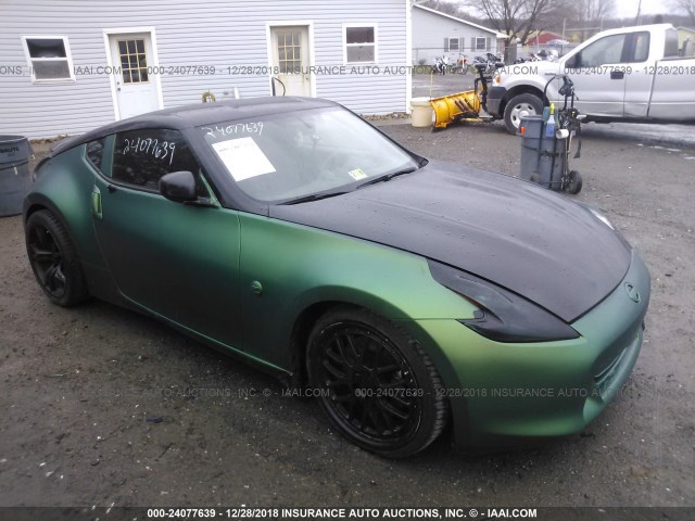 JN1AZ44E49M402619 - 2009 NISSAN 370Z GREEN photo 1