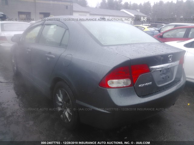 2HGFA1F85AH502849 - 2010 HONDA CIVIC GRAY photo 3