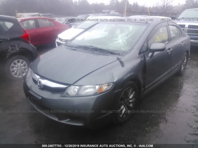 2HGFA1F85AH502849 - 2010 HONDA CIVIC GRAY photo 6