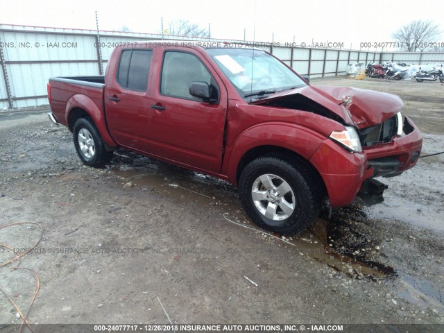 1N6AD0EV0DN712592 - 2013 NISSAN FRONTIER S/SV/SL/PRO-4X MAROON photo 1