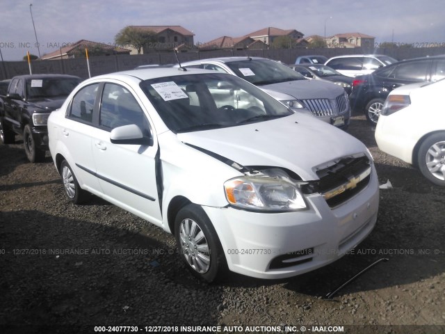 KL1TD5DE8BB247849 - 2011 CHEVROLET AVEO LS/LT Սպիտակ լուսանկար 1