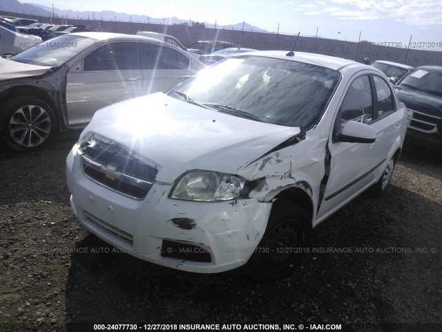 KL1TD5DE8BB247849 - 2011 CHEVROLET AVEO LS/LT Սպիտակ լուսանկար 2