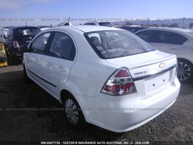 KL1TD5DE8BB247849 - 2011 CHEVROLET AVEO LS/LT Սպիտակ լուսանկար 3