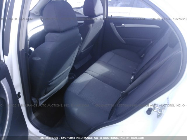 KL1TD5DE8BB247849 - 2011 CHEVROLET AVEO LS/LT Սպիտակ լուսանկար 8