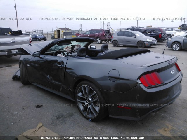 1FATP8FF6H5329941 - 2017 FORD MUSTANG GT GRAY photo 3