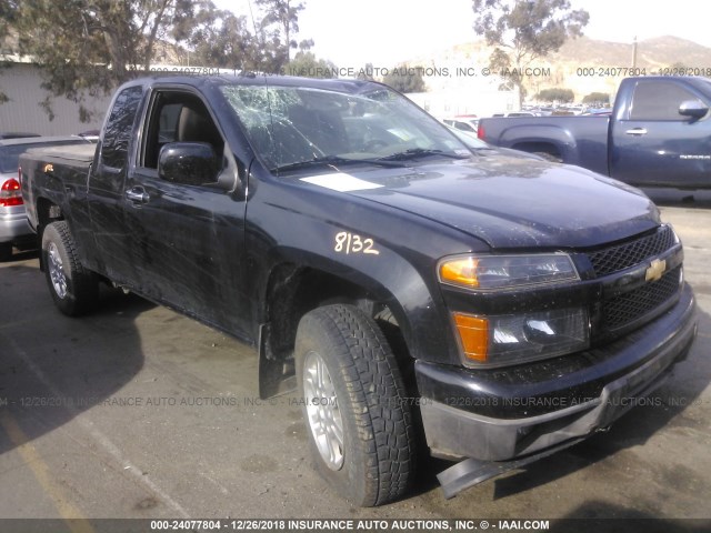 1GCJTCFE7B8140678 - 2011 CHEVROLET COLORADO LT BLACK photo 1