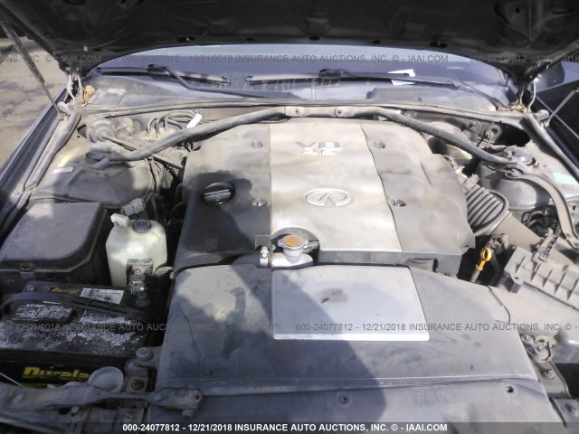 JNKAY41E64M401130 - 2004 INFINITI M45 BLACK photo 10