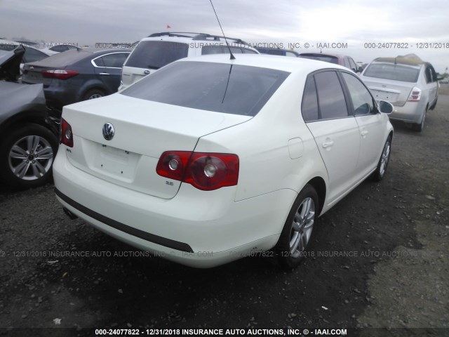 3VWHF71K07M020179 - 2007 VOLKSWAGEN JETTA 2.5 WHITE photo 4