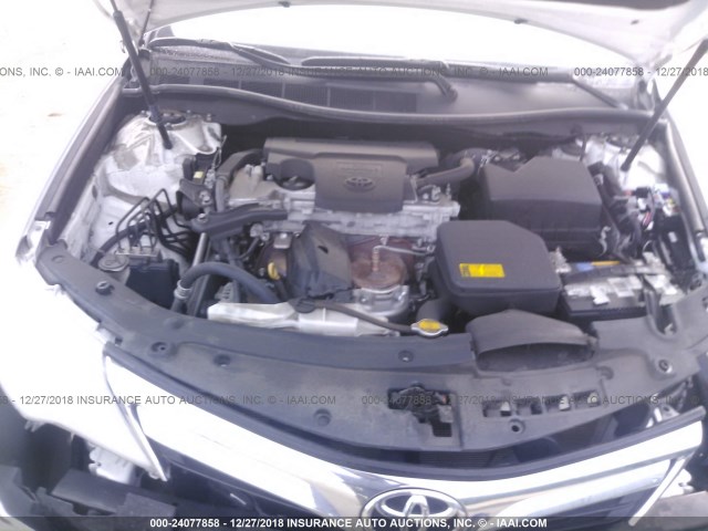 4T1BF1FK6DU717325 - 2013 TOYOTA CAMRY L/SE/LE/XLE 白色 照片 10
