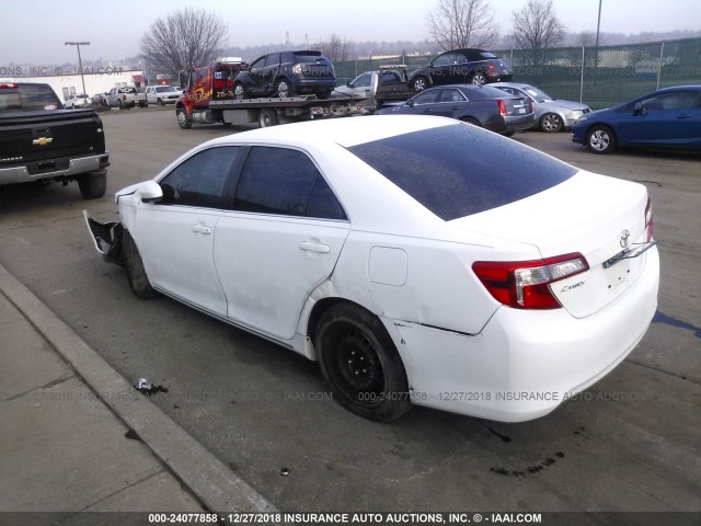 4T1BF1FK6DU717325 - 2013 TOYOTA CAMRY L/SE/LE/XLE 白色 照片 3