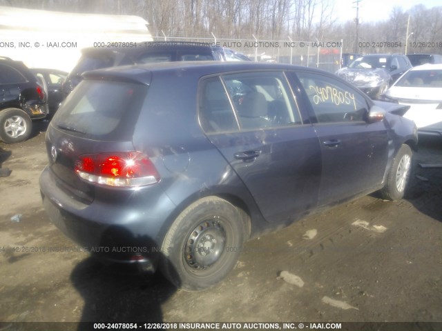 WVWDB7AJ6DW028013 - 2013 VOLKSWAGEN GOLF 蓝色 照片 4