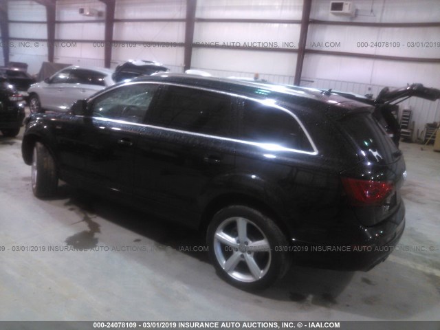 WA1DGAFEXBD001829 - 2011 AUDI Q7 PRESTIGE BLACK photo 3