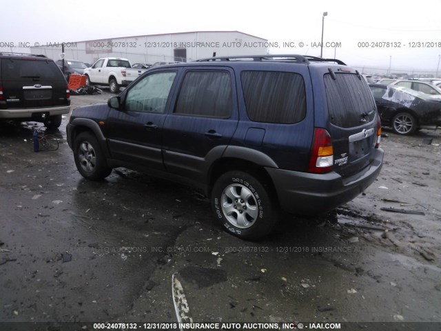 4F2CZ06173KM18969 - 2003 MAZDA TRIBUTE ES BLUE photo 3