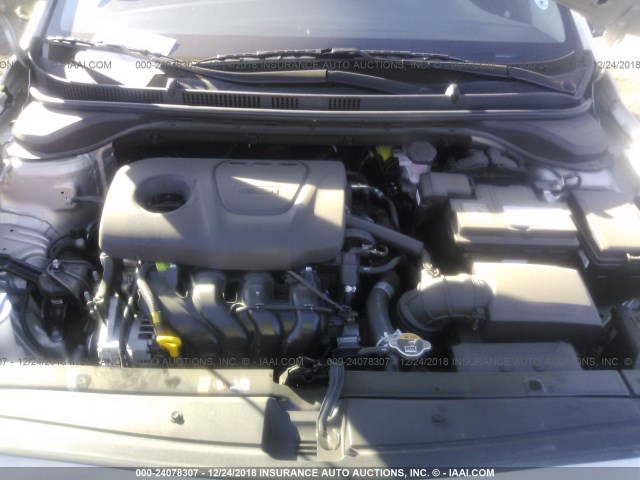 3KPC24A30JE011693 - 2018 HYUNDAI ACCENT SEL TAN photo 10