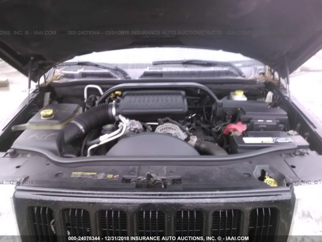 1J8HG48N36C188308 - 2006 JEEP COMMANDER BLACK photo 10