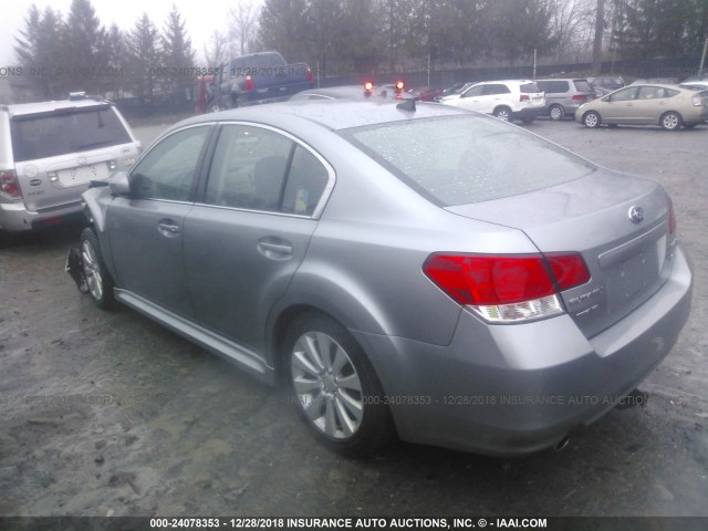 4S3BMDJ63B2217198 - 2011 SUBARU LEGACY 3.6R LIMITED GRAY photo 3