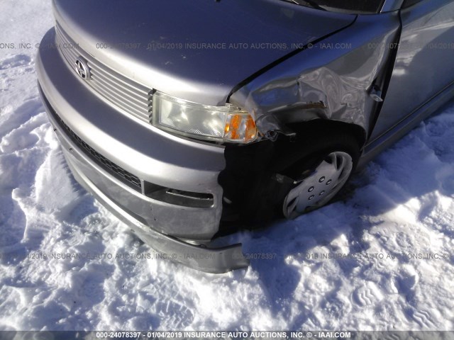 JTLKT324X64052906 - 2006 TOYOTA SCION XB 灰色 照片 6