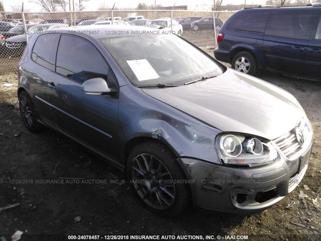 WVWEV71K67W126936 - 2007 VOLKSWAGEN NEW GTI GRAY photo 1