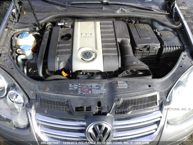 WVWEV71K67W126936 - 2007 VOLKSWAGEN NEW GTI GRAY photo 10