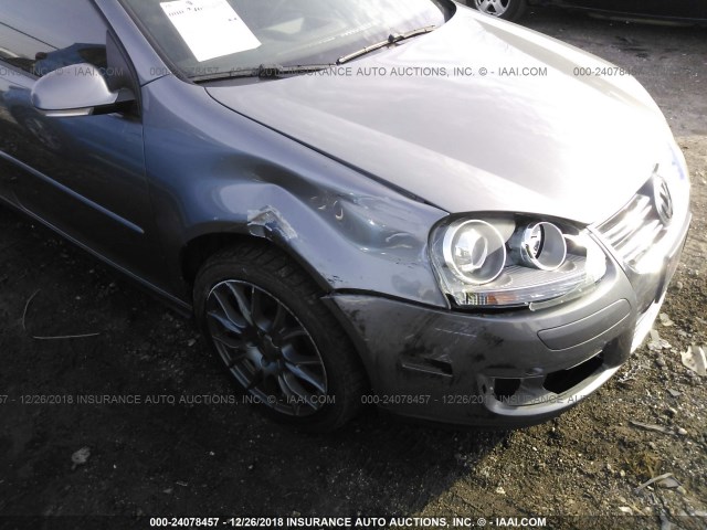 WVWEV71K67W126936 - 2007 VOLKSWAGEN NEW GTI GRAY photo 6