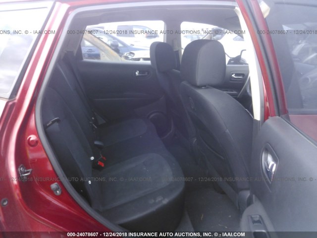 JN8AS5MT7CW299721 - 2012 NISSAN ROGUE S/SV RED photo 8