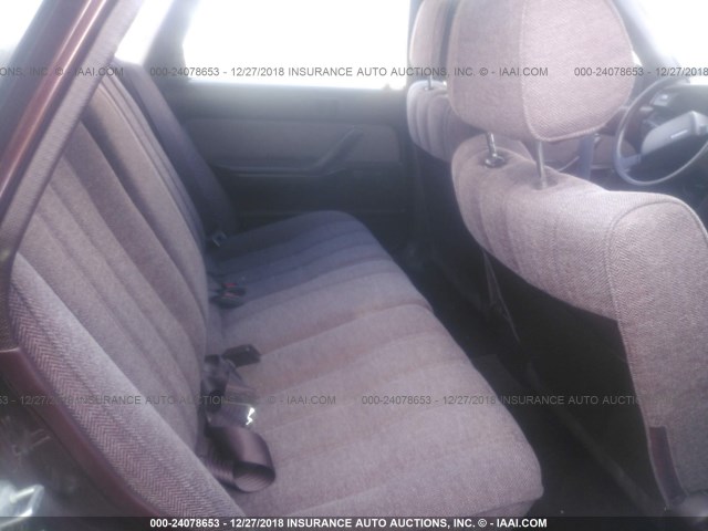 JT2VV21W4J0015021 - 1988 TOYOTA CAMRY DLX მუქწითელი ფოტო 8