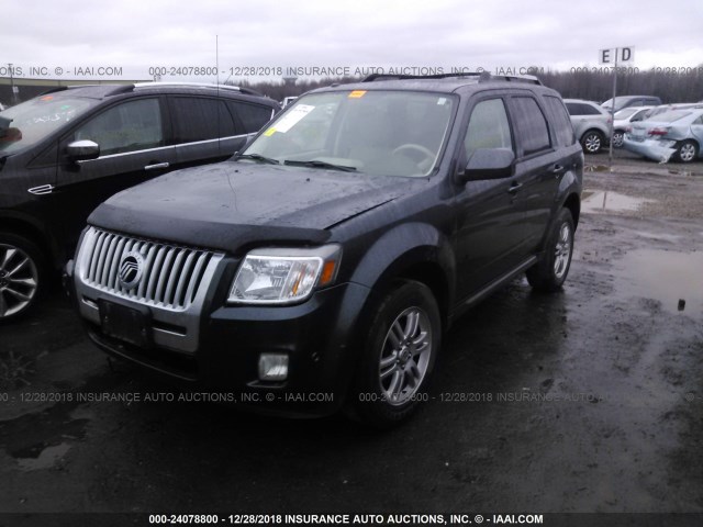 4M2CN9HG1AKJ02623 - 2010 MERCURY MARINER PREMIER GRAY photo 2