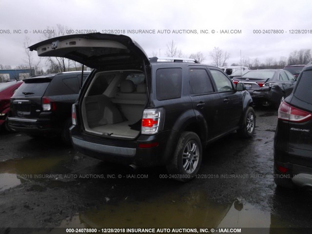 4M2CN9HG1AKJ02623 - 2010 MERCURY MARINER PREMIER GRAY photo 4