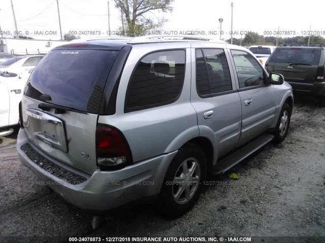 5GADS13S172147071 - 2007 BUICK RAINIER CXL SILVER photo 4