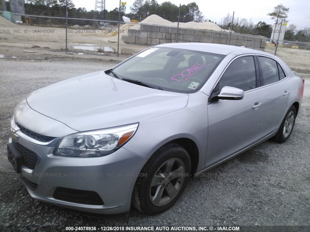 1G11C5SA7GF145633 - 2016 CHEVROLET MALIBU LIMITED LT SILVER photo 2