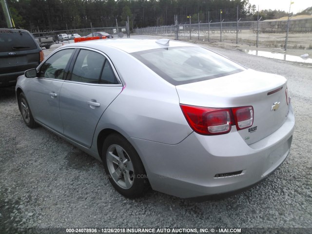 1G11C5SA7GF145633 - 2016 CHEVROLET MALIBU LIMITED LT SILVER photo 3