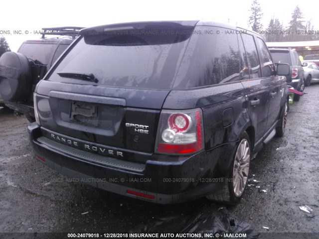 SALSK2D42AA222880 - 2010 LAND ROVER RANGE ROVER SPORT LUX BLACK photo 4