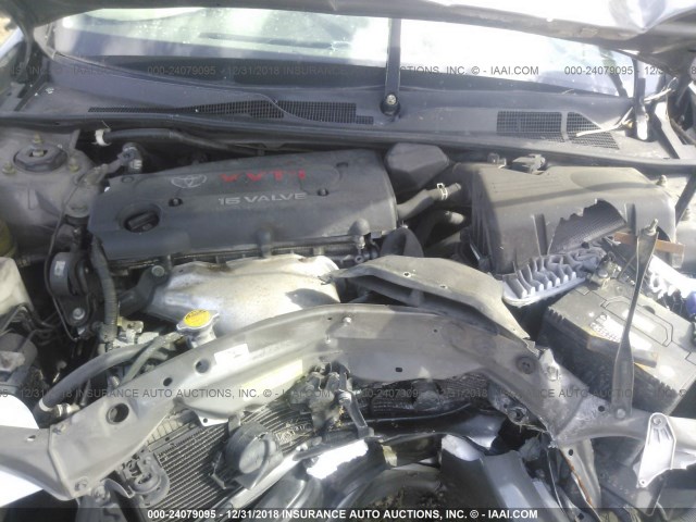 4T1BE32K35U532316 - 2005 TOYOTA CAMRY LE/XLE/SE GRAY photo 10