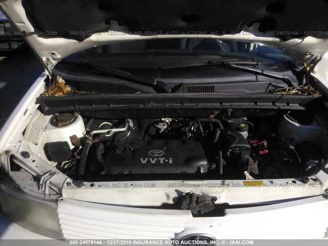 JTLKT324464057986 - 2006 TOYOTA SCION XB Ақ фото 10