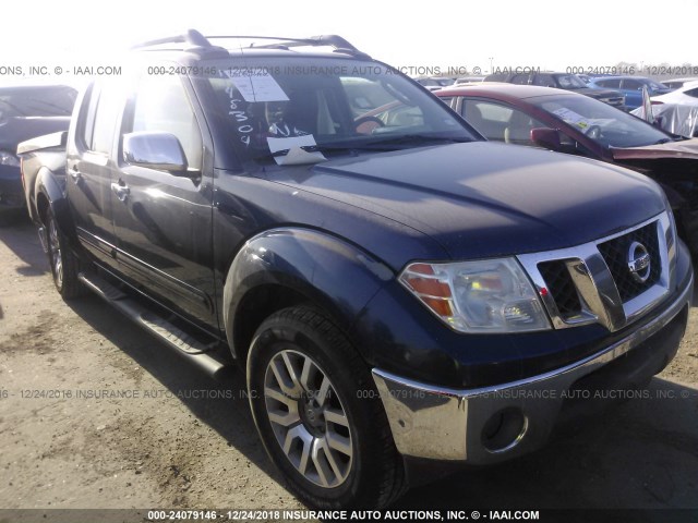 1N6AD0ER0AC402839 - 2010 NISSAN FRONTIER CREW CAB SE/LE/NISMO BLUE photo 1