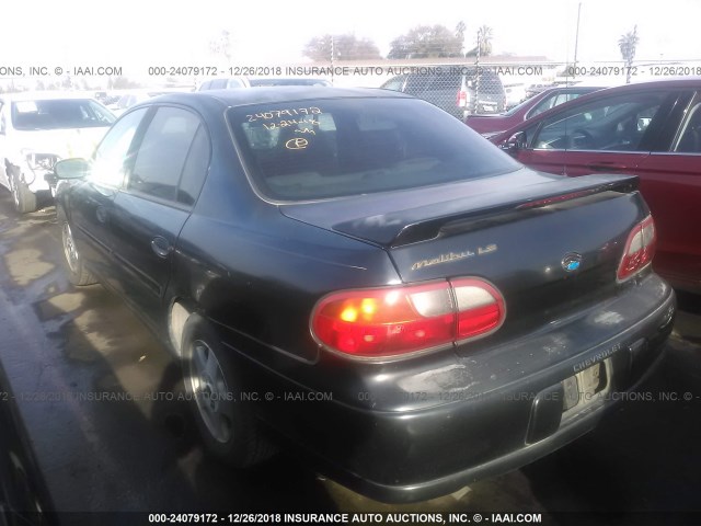 1G1NE52J43M537809 - 2003 CHEVROLET MALIBU LS 黑色 照片 3