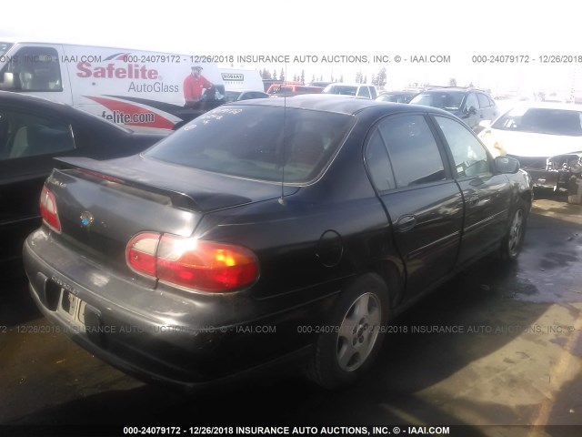 1G1NE52J43M537809 - 2003 CHEVROLET MALIBU LS 黑色 照片 4