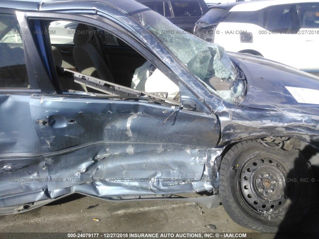 4T1BE32KX2U620677 - 2002 TOYOTA CAMRY LE/XLE/SE BLUE photo 6