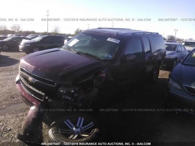 3GNFC16J18G182930 - 2008 CHEVROLET SUBURBAN C1500  LS BURGUNDY photo 2