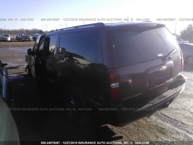 3GNFC16J18G182930 - 2008 CHEVROLET SUBURBAN C1500  LS BURGUNDY photo 3