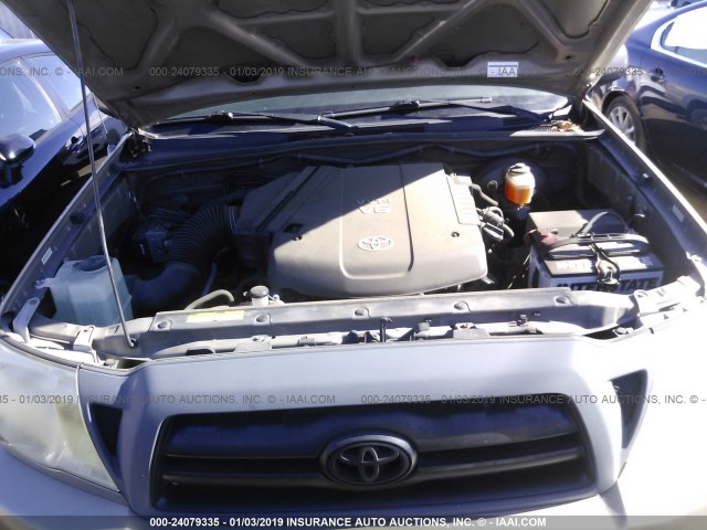 5TEJU62N77Z420594 - 2007 TOYOTA TACOMA DOUBLE CAB PRERUNNER GOLD photo 10